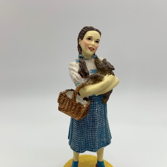 VTG Loew's Ren. Wizard of Oz Dorothy & Toto Yellow Brick Road Figurine - Picture 6 of 9